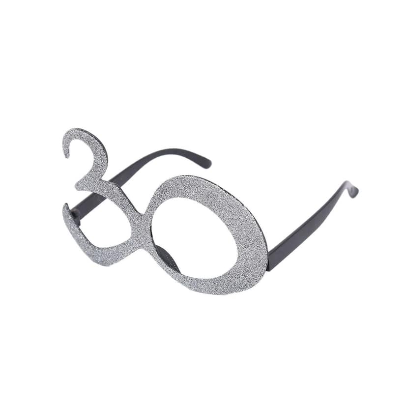 Number 30 Glittery Silver Shades For Adults - 1PC view 4