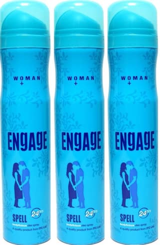 Engage Bodylicious Deodorant Spray Spell For Women, 165 Ml (Pack Of 3)