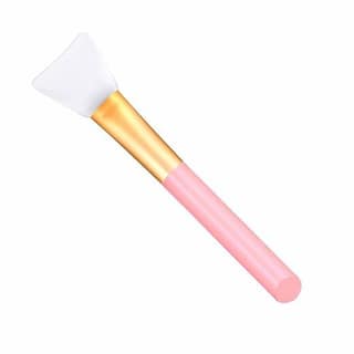Bronson Professional Soft Hairless Silicone Mud Face Pack Brush Applicator (Color May Vary)