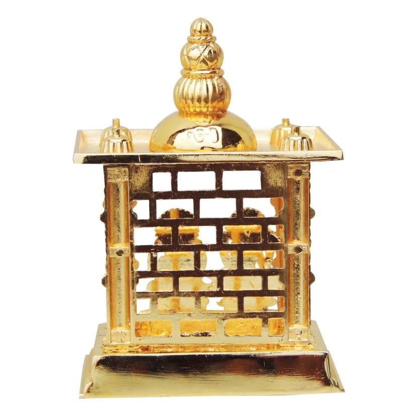 Aluminium Lakshmi Ganesh Darbar Idol Statue for Diwali Gift & Home Temple Decor, Height : 5.5 Inch (ASMAS163 B) view 3