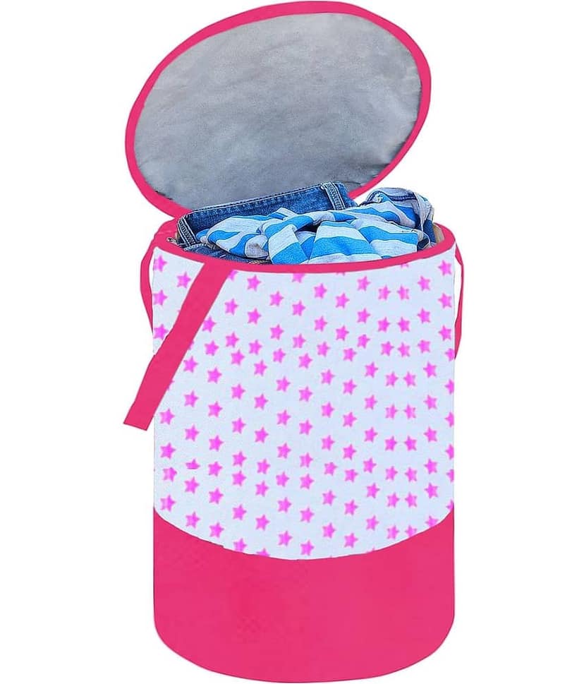 Laundry Bag Waterproof Non Woven Beige 45L Capacity