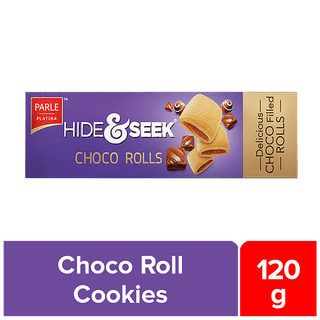 Parle Platina Hide & Seek Choco Rolls, 120 G