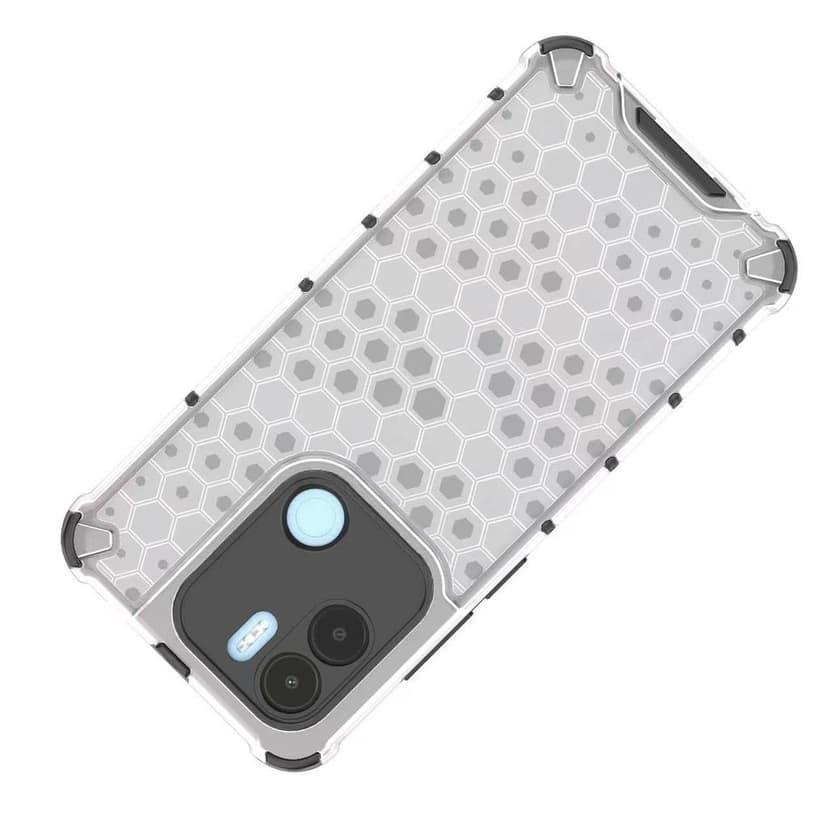 Faircost Hybrid Shockproof Back Cover for Redmi A1 Plus Hard Outside Soft Inside- (Polycabonate::Transparent) view 5