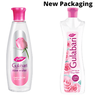 Dabur Gulabari Premium Rose Water - Daily Glow, All Skin Types, Paraben Free, Alcohol Free, 250 Ml