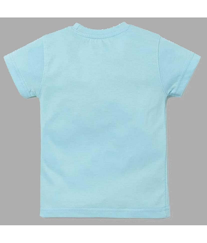 ETCHED DESIGN Pack of 1 Boys Cotton T-Shirt ( Multicolor ) view 5