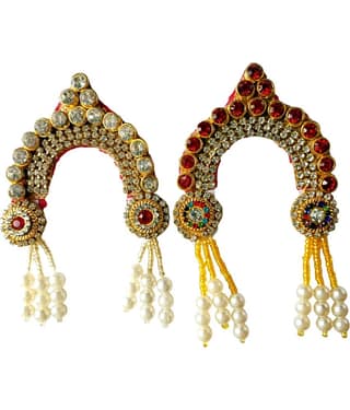 Cherry Tree Radha Krisha Multicolor Crystal Jewellery ( Pack of 1 )