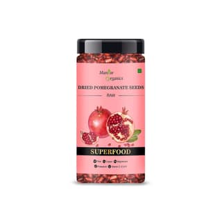ManHar Organics Dried Pomegranate Seeds 125gm Jar-(dried Anardana/Anar Beej) for Cooking/Immunity Booster/Beauty