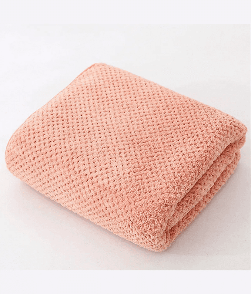 BLUE HOME AND KITCHEN Pack of 1 Microfibre Below 300 -GSM Bath Towel ( Light Grey )