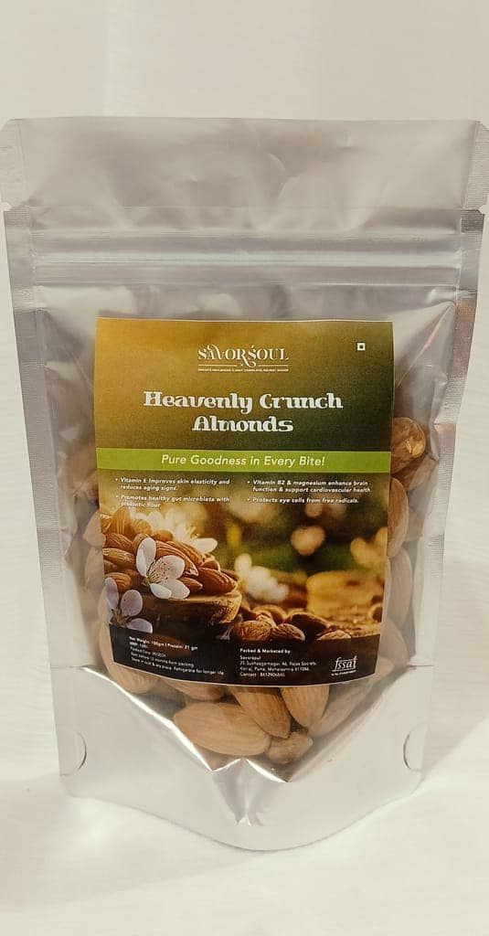Savorsoul Premium Heavenly Crunch: Assorted Nut & Fruit Blend with Cocoa - 10 Pack Combo | 100g Each | Includes Almonds, Raisins, Cashews, Dates, Cranberries, Pistachios, Walnuts, Seeds, Dry Fruits & Cocoa view 3
