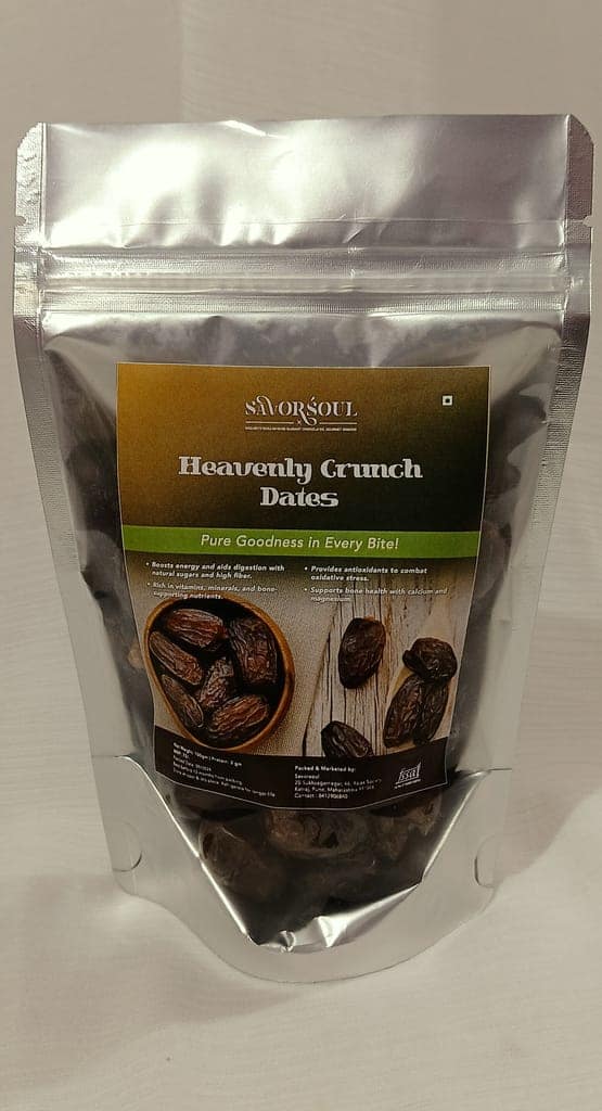Savorsoul Premium Heavenly Crunch: Assorted Nut & Fruit Blend with Cocoa - 10 Pack Combo | 100g Each | Includes Almonds, Raisins, Cashews, Dates, Cranberries, Pistachios, Walnuts, Seeds, Dry Fruits & Cocoa view 9