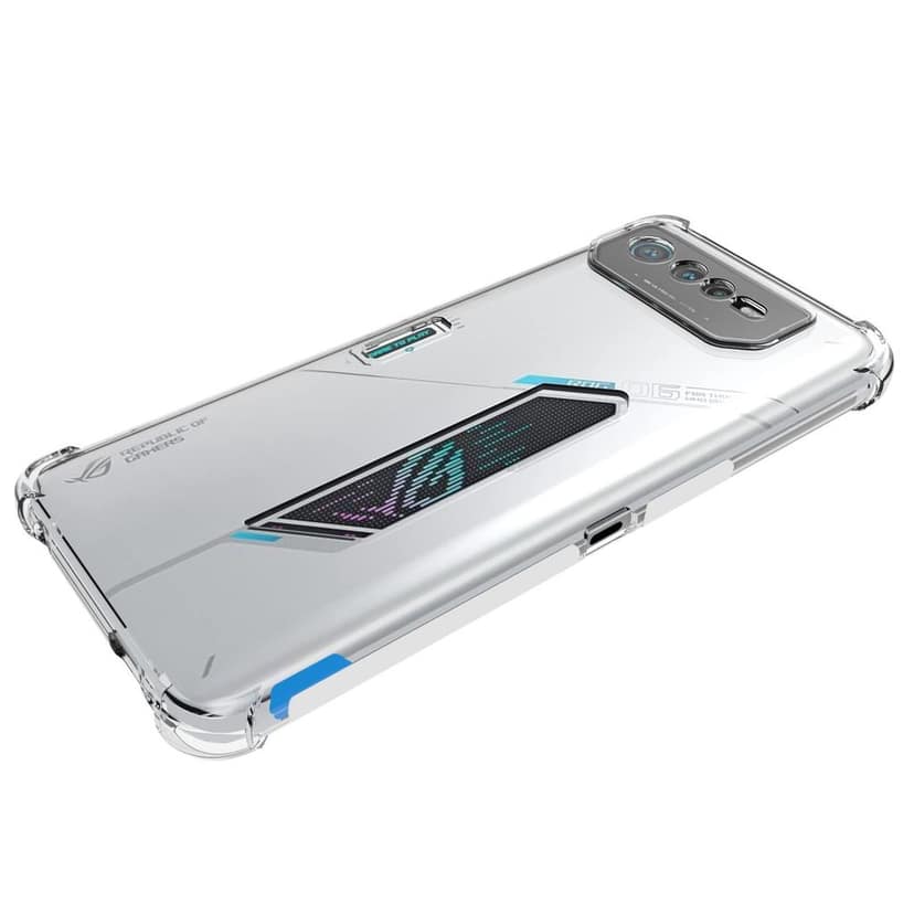 USTIYA Case for ASUS ROG Phone 6 Clear TPU Four Corners Protective Cover Transparent Soft funda view 5