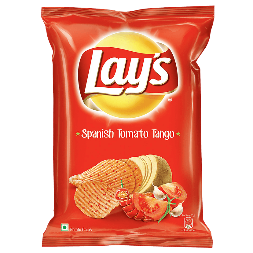 Lays Potato Chips - Spanish Tomato Tango, 90 G Pouch view 2