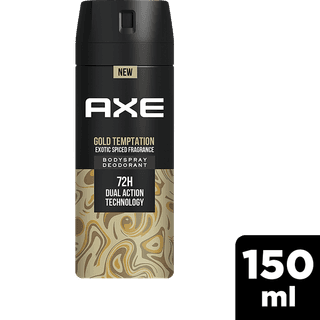 Axe Gold Temptation - Long Lasting Deodorant, Body Spray, For Men, 150 ml