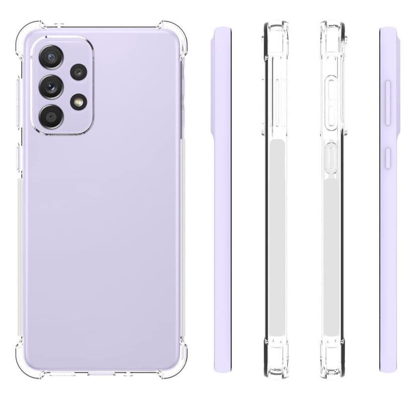 USTIYA for Samsung Galaxy A33 Case Clear Crystal TPU Four Corners Protect Camera Cover Transparent Soft Phone Case view 2