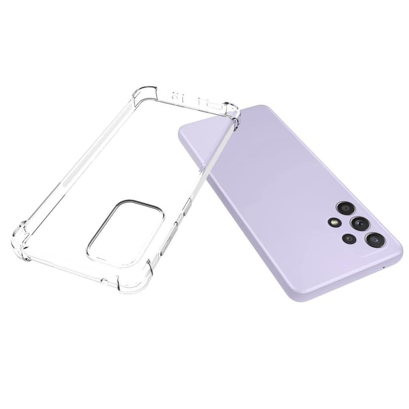 USTIYA for Samsung Galaxy A33 Case Clear Crystal TPU Four Corners Protect Camera Cover Transparent Soft Phone Case view 3