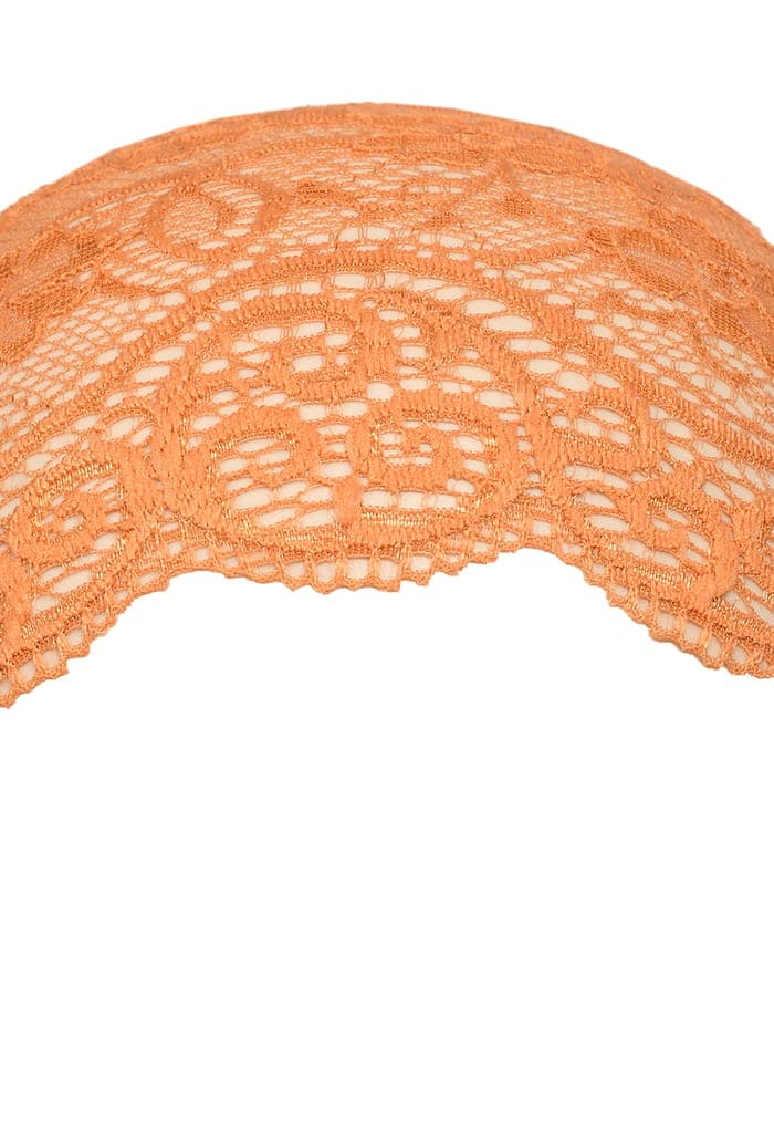 Girls and Womens Hijab Cap Hijab Headband, Under Hijab Scarf Orange and Light Maroon Naqab Head Scarf (2 pcs) view 5