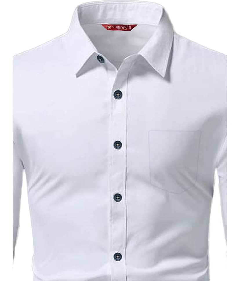 Yugnik Cotton Blend Slim Fit Full Sleeves Men's Formal Shirt - Mint Green ( Pack of 1 ) view 2