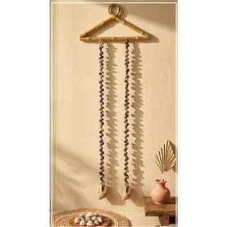 Natural Seashell Coastal Wall Hanging Decor(1 pair)