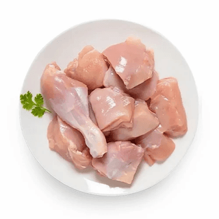 Chicken Breast with Bone Curry Cut Skinless 1 kg