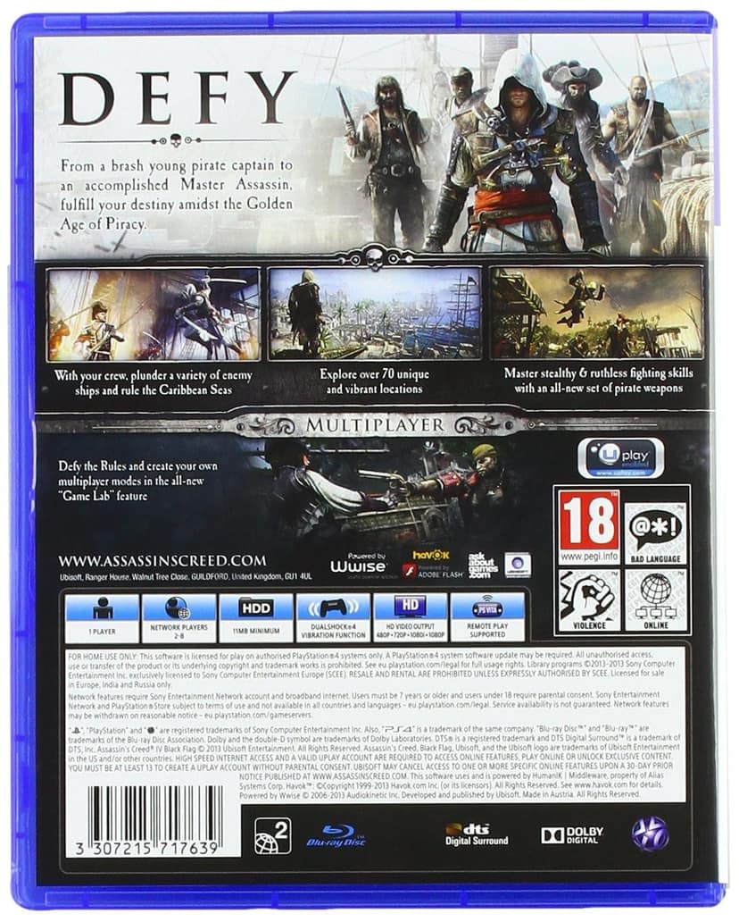 PS4 Assassin's Creed IV: Black Flag | Playstation 4 view 2