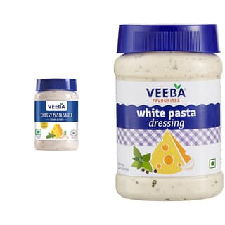 Veeba White Pasta Dressing, 250 G (Pack Of 2)