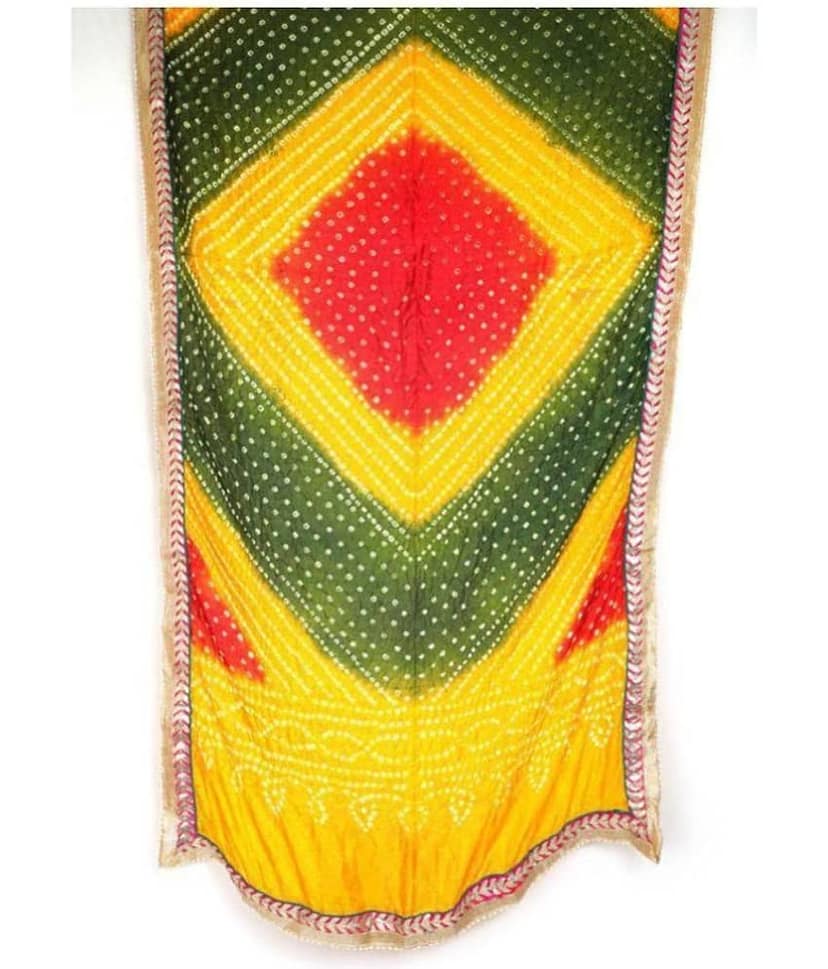 Apratim Multicoloured Art Silk Dupatta view 2