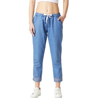 Miss Chase Women's Blue Create Your Own Happiness Joggers