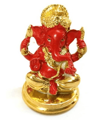 Ayushmann Traders Ganesh Idol Car Dashboard - Hindu Ganesha Statue India Ganpati Lord Murti Mandir Diwali Gifts