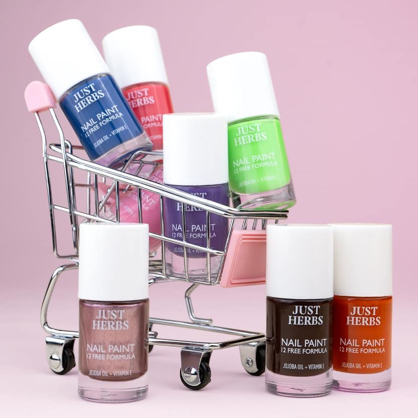 Just Herbs 12 Free Nail Paint-Smoky Gray-36 view 2