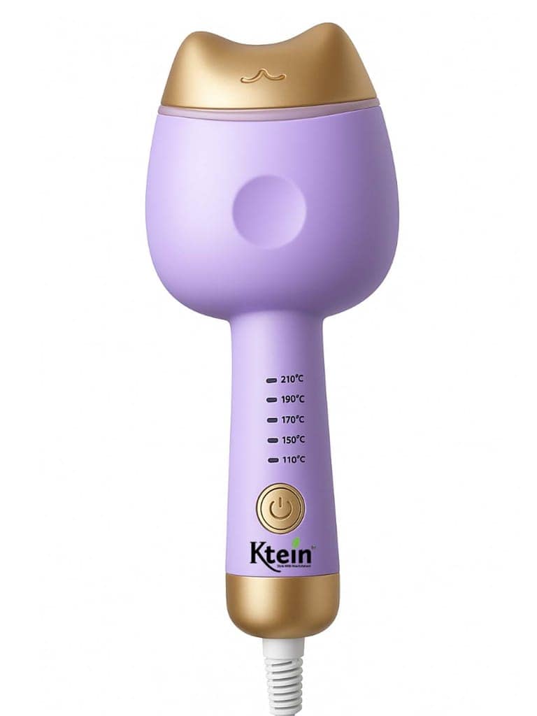 Ktein Hair Curler Cat's Paw Eggroll Stick | 3 Barrel Ceramic Curling Iron | Fast Heating | Beach Waves, Loose Curls | Safe Styling for All Hair Types