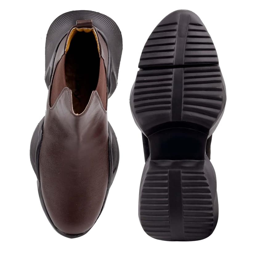 Bxxy's Faux Leather Comfort Wear Premium Chelsea Boots for Men view 7