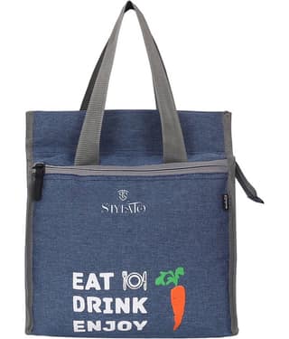 STYLATO Blue Polyester Lunch Bag Pack of 1