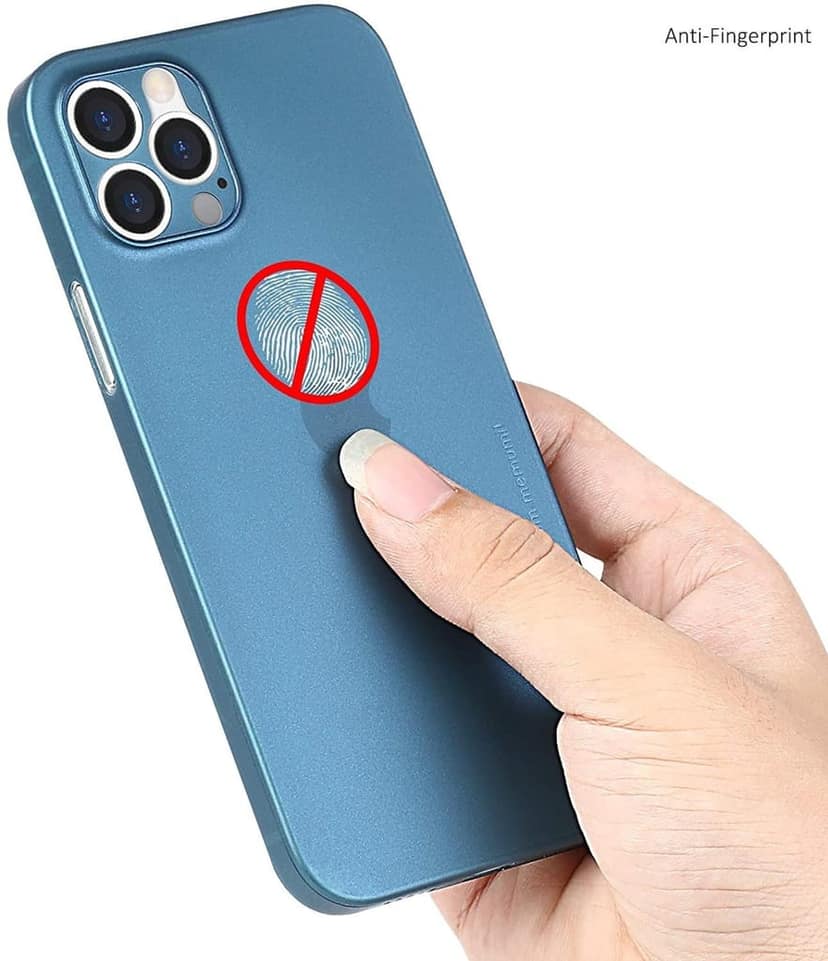 Memumi Slim Series Ultra Thin 0.3mm Back Cover for Apple iPhone 12 Pro - Metalic (6.1") view 4