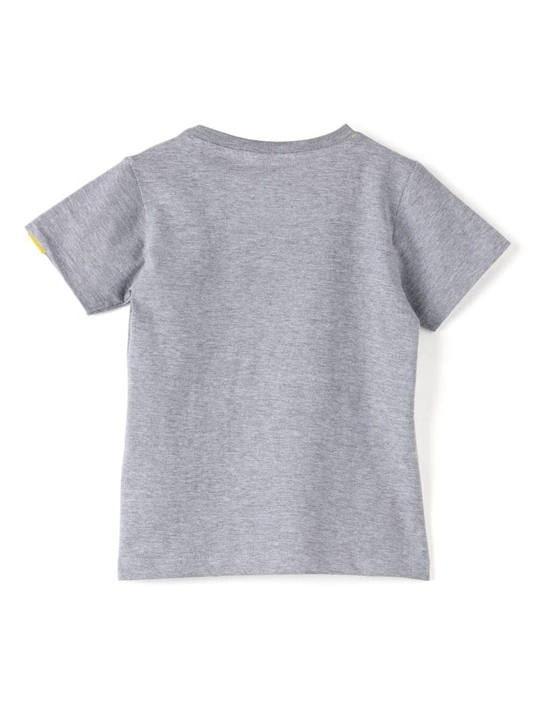 Boys T shirt Cotton Grey Heather Mélange Born Chiller view 4