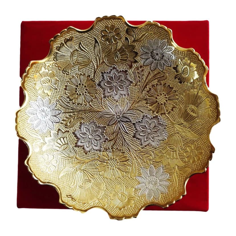 Brass Bowl With Velvet Box (BMAS061) view 4