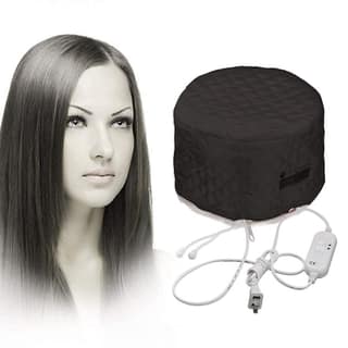 Elecsera Hair Streamer Hair Care Thermal Head Spa Cap Treatment with Beauty Steamer Nourishing Heating Cap Hair Steamer