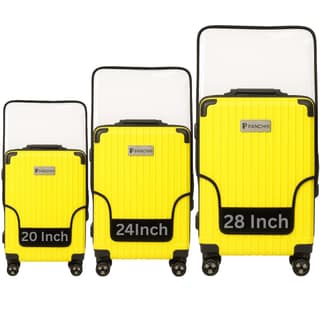Panchhi StoreTrolley Bag Cover, Suitcase Cover Transparent PVC Suitcase Cover with Zipper Dustproof Waterproof & Anti-Scratch Trolley Cover for Travel Accessories-