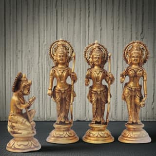 Brass Showpiece Ram God Idol Statue (BSMAS1395 H)