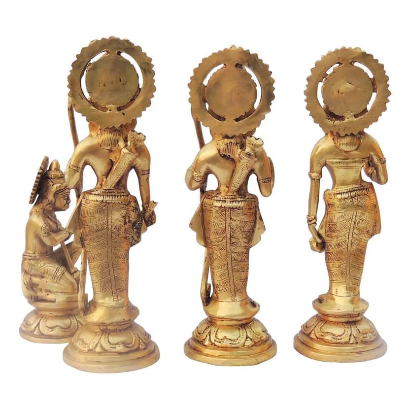 Brass Showpiece Ram God Idol Statue (BSMAS1395 H) view 3