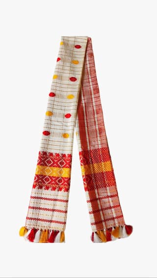 Assamese traditional handmade muga gamusa