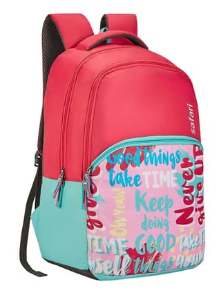 Drip School Bag For Girls, Capacity - 36L, 2 Compartments Backpack For kids