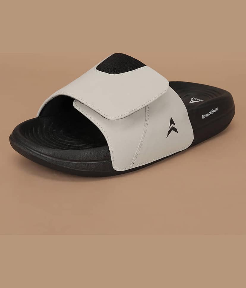 Avant PlushStep Grey Men's Slide Flip Flop view 3
