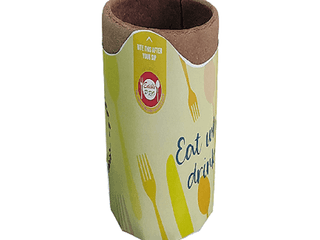 Edible Millet Cutlery | 200ml Glass | 12pcs
