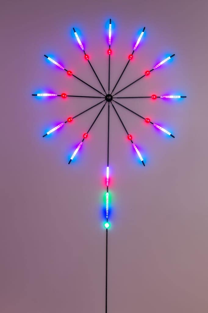 Multi-Color LED Firework Dandelion Decorative Stake Light