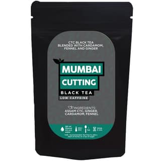 The Tea Trove Bombay Cutting Masala Chai Tea Loose Leaf, 100% Natural, Organic Chai Masala Ginger, Cardamom and Fennel for Rich and flavorful Hot Ginger Tea or Iced Masala Tea- (100 gm,50 Cups)