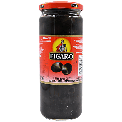 Figaro Olives - Black, Pitted, 420 g