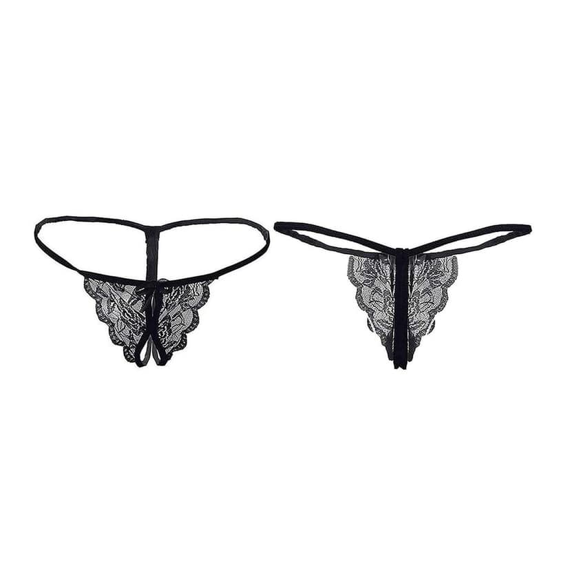 Low Rise Thong Briefs Net Lace Panty view 2