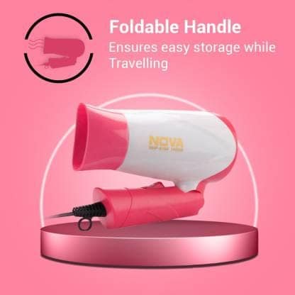 NOVA NHP 8104 Hair Dryer (1400 W, Pink) view 2