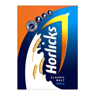 Horlicks Health & Nutrition Drink - Classic Malt, 500 G Carton