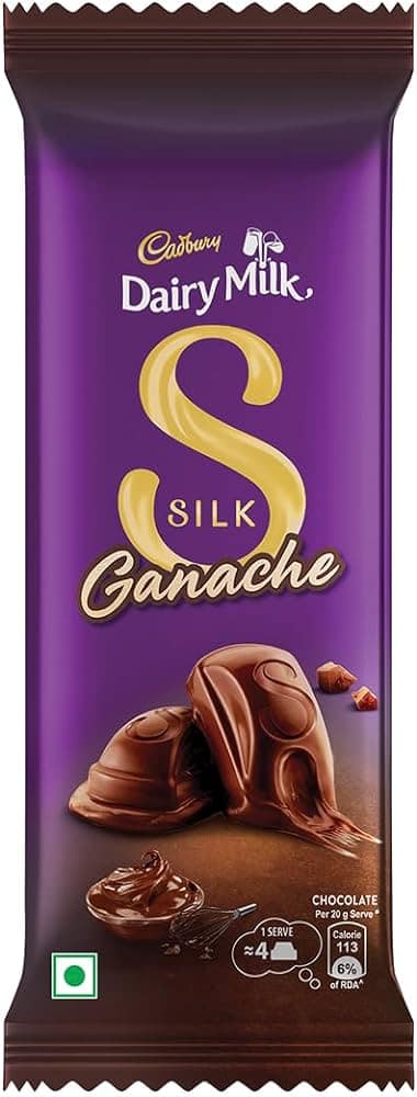 CVB Cadbury Dairy Milk Silk Ganache 58G